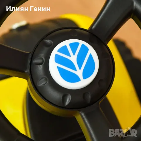 HOMCOM Трактор за яздене с ремарке, клаксон, играчка за пясък, за възраст 1+, пластмаса + метал, снимка 2 - Детски велосипеди, триколки и коли - 50370847