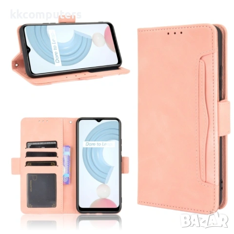OPPO Realme C21 Wallet Калъф и Протектор, снимка 3 - Калъфи, кейсове - 53046218