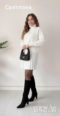 Комплект плетиво Блузка+Пола, снимка 3 - Комплекти - 52931976