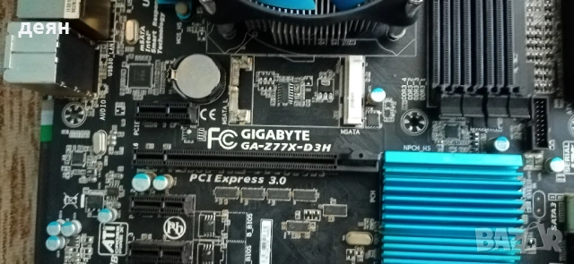 Продавам Дъно gigabyte ga-z77x-d3h, снимка 2 - Дънни платки - 53133291