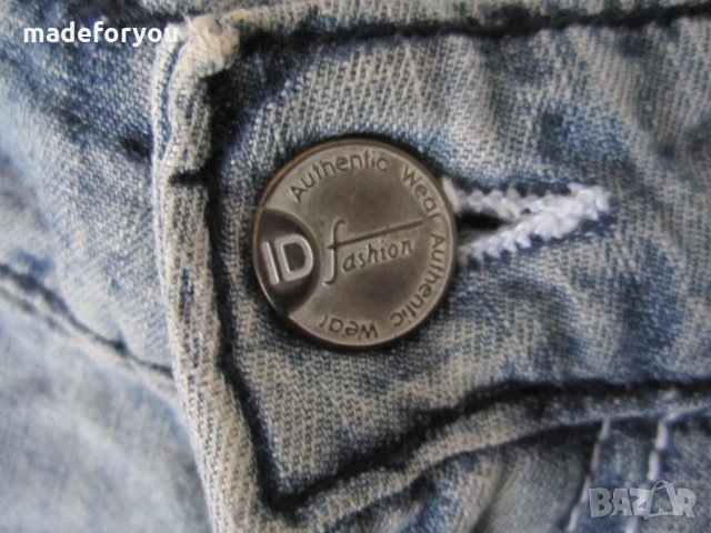 Къси дънки ID(Identic) Jeans талия 44 - ханш 50 см, снимка 3 - Дънки - 28471151