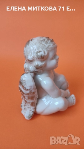 Две прекрасни порцеланови фигурки - херувимчета-доста масивни, снимка 7 - Статуетки - 52818530