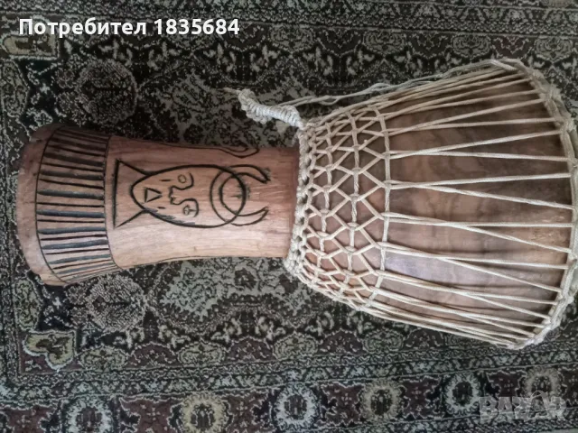 Продавам автентично Африканско джембе, ( тарамбука ), снимка 4 - Колекции - 50439698