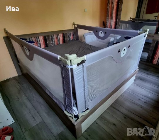 НОВО! Преграда за легло, свалящи се страници, падаща предпазна бариера за бебе, снимка 11 - Бебешки легла и матраци - 40532508