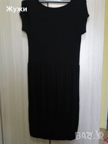 Ежедневна черна дамска рокля М размер , снимка 7 - Рокли - 32785766