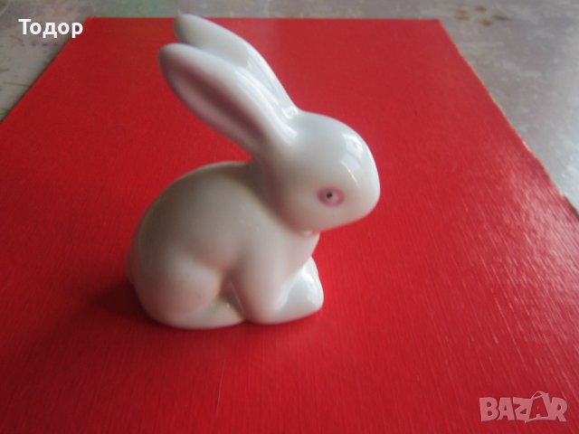 Страхотно порцеланова фигура  зайче , снимка 4 - Колекции - 37992319
