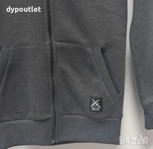 Jilted - Спортен памучен/ватиран/ с качулка суитшърт Generation Skinny, размер - XS., снимка 3 - Суичъри - 48505393