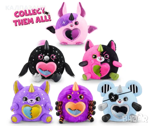 Zuru Rainbocorns Monstercorn 9297 - Плюшена изненада, среден размер, асортимент , снимка 3 - Плюшени играчки - 47289288