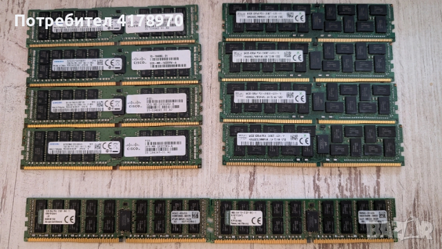 Памет за сървър 64GB RAM DDR4 ECC 2400