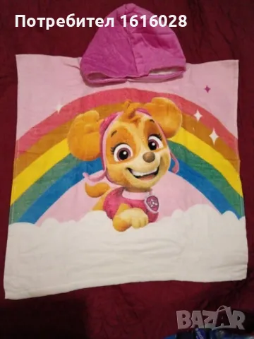 Нови хавлиени кърпи Пончо на PAW PATROL., снимка 18 - Хавлии и халати - 49565326