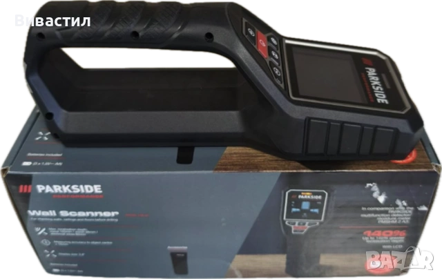 Parkside Performance PPOG 120 A1 мултидетектор с акустичен предупредителен сигнал, за локализиране н