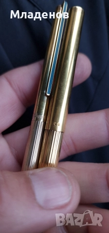 Сребърни химикалка и флумастер Dupont ., снимка 6 - Колекции - 52663878