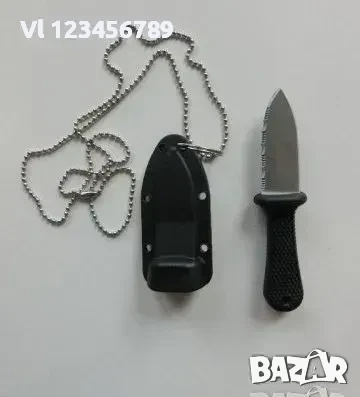 Нож и за носене на врат cold steel SUPER EDGE - 50х107, снимка 5 - Ножове - 52266155