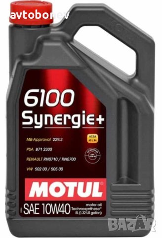 Двигателно масло MOTUL 6100 Synergie+ 10W40, снимка 5 - Части - 31241977