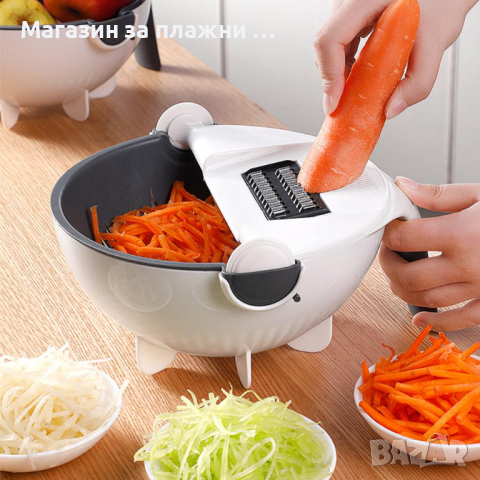 Мултифункционална купа 9 в 1 гевгир и ренде - КОД 3642, снимка 9 - Други стоки за дома - 36381302