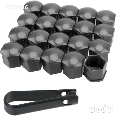Капачки за болтове на джанти, PA25,  17" 19" и 21“мм, 20бр к-т, Графит