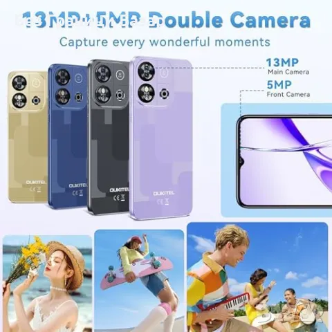 Нов Евтин отключен телефон с Android 14 - OUKITEL C57S, 8GB RAM, 4300mAh, снимка 5 - Други - 47838523