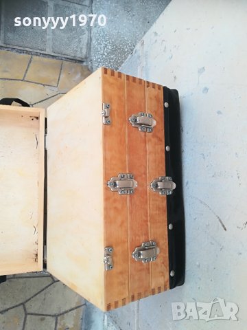 профи рибарски стол алуминев/дървен 50см от германия 3004211728, снимка 12 - Екипировка - 32729076