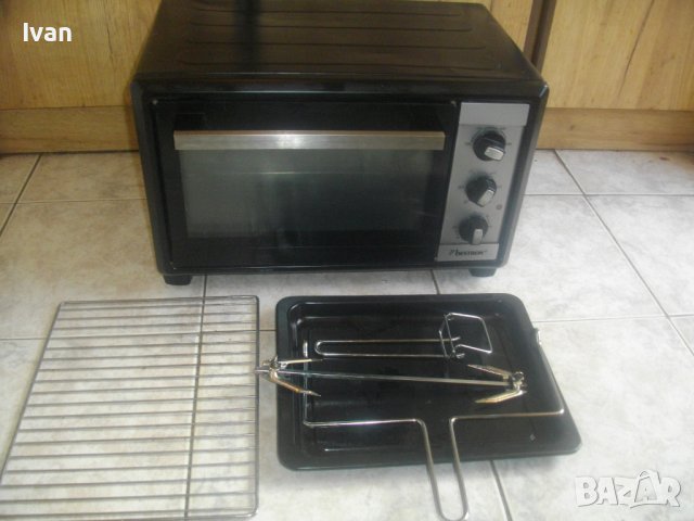 Немска 1500 Вата-Грил-ФурнаС Въртящ Се Шиш И Циркулация На Въздух-BESTRON AGL23-Почти Нова-Отлична, снимка 2 - Печки, фурни - 37459702