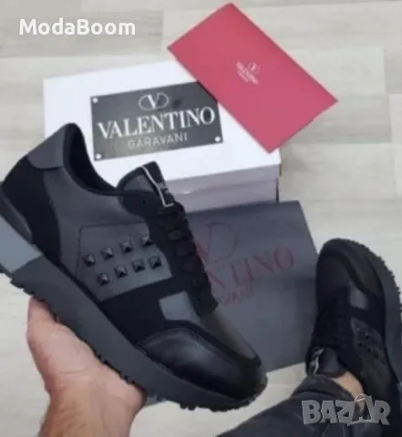 Valentino мъжки черни обувки 