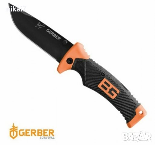 ловен нож тактически GERBER за оцеляване комбинирано острие мега здрав , снимка 11 - Ножове - 37642918