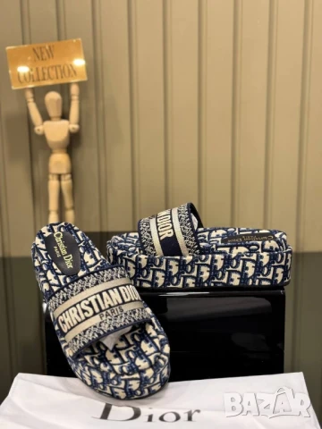 чехли на платформа christian dior , снимка 4 - Чехли - 51002599