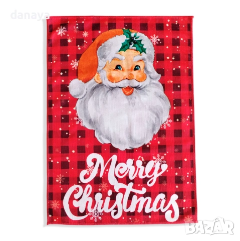 6117 Кухненска коледна кърпа за ръце, 58x40 см, снимка 4 - Хавлиени кърпи - 51758380