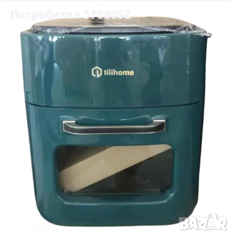 Електрически фритюрник с горещ въздух,обем 15 л., таймер + touch-screen, снимка 3 - Фритюрници - 52220295