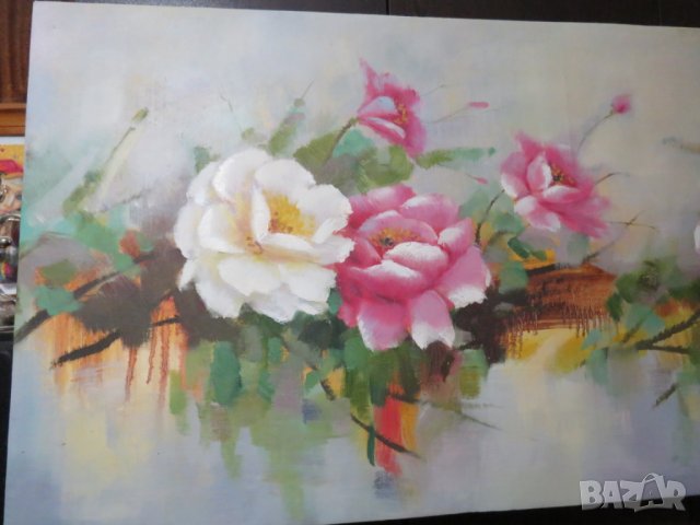 картина с цветя - красотата и нежността  на природата - прекрастно допълнение към вашия огро