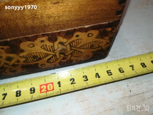 КРАСИВА ДЪРВЕНА КУТИЯ 0306251003, снимка 7 - Антикварни и старинни предмети - 50530295