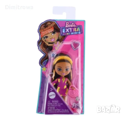 Мини кукла Barbie Extra Mini Minis  9sm, снимка 2 - Кукли - 48806094
