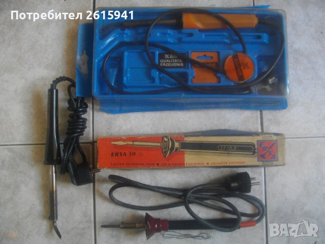 60-40-30 Вата-Електрически Поялник-Профи-SKANDIA-DELTA-ERSA-Швеция/Германия-Старо Високо Качество, снимка 1