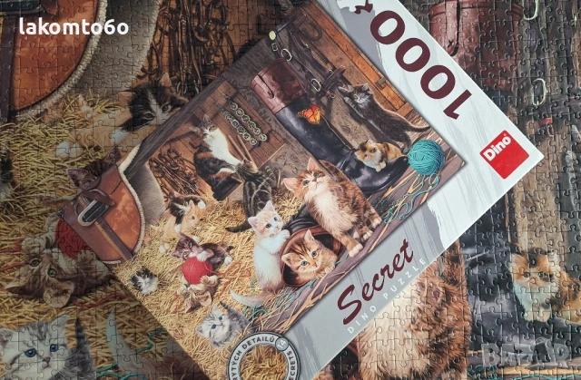 Пъзел 1000 части, Котки, Dino, снимка 1