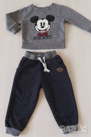 Бебешки комплект Мики Маус на Rebel 9-12 месеца, снимка 7 - Комплекти за бебе - 27145653