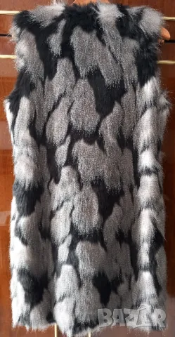 дълъг еко - кожен елек, снимка 2 - Елеци - 50184619