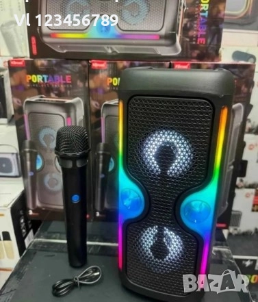 Bluetooth тонколона KTS 2223 с микрофон, снимка 2 - Тонколони - 52776555