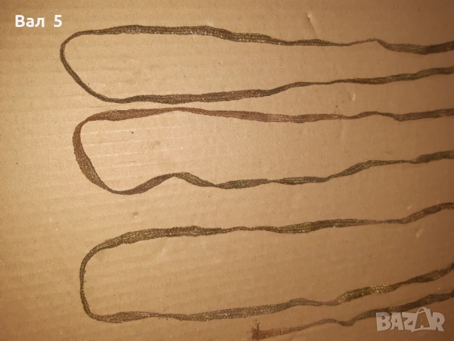 Стара автентична сърма - лента за пищимал , носия - 370 см, снимка 3 - Антикварни и старинни предмети - 53166762