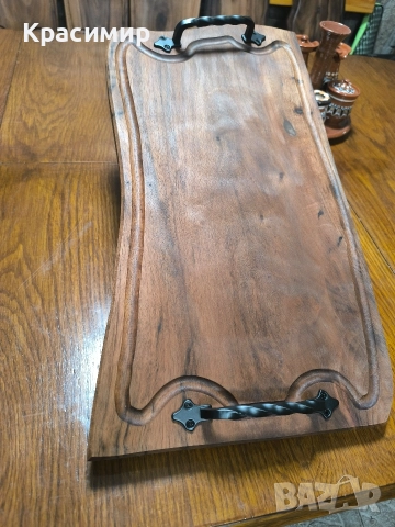 Орехови Дъски и Плата за Мезета, снимка 9 - Аксесоари за кухня - 49214477
