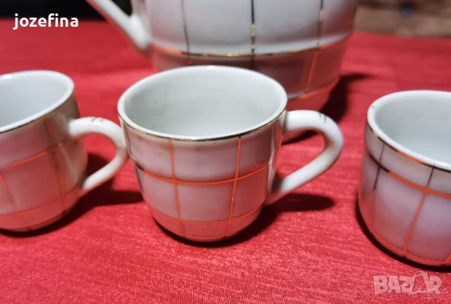 Комплект чашки и каничка за греена ракия, снимка 4 - Други - 50887328