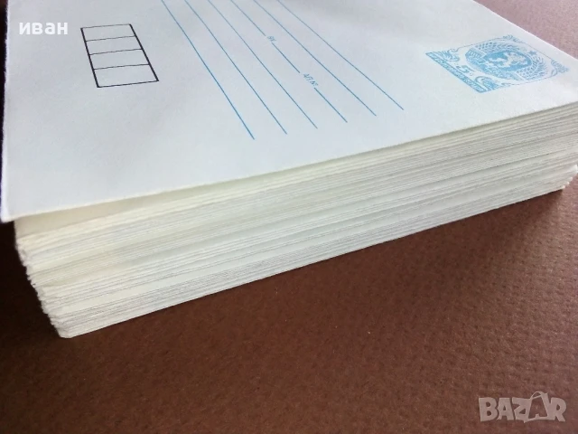 Лот стари,неупотребявани пощенски пликове 100 броя, снимка 16 - Колекции - 51094930