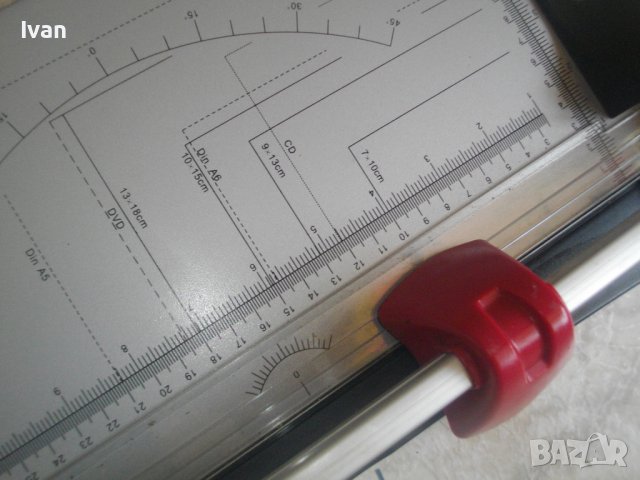 Нов Ролков Нож / Резачка За Рязане На Хартия-А4-Алуминиев-OLYMPIA TR 3210-Герм/КНР, снимка 8 - Други инструменти - 40073401
