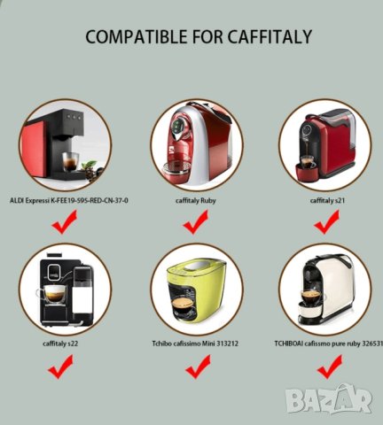 Капсули за кафе многократни Caffitaly  Cafissimo Tchibo, снимка 4 - Кафемашини - 35810641