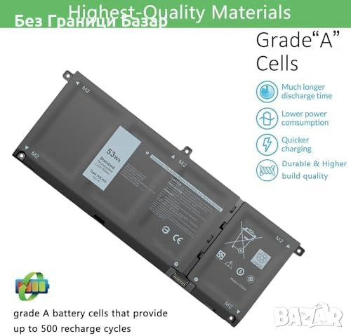 Нова H5CKD 53Wh батерия за Dell Vostro 5300/5402/5501 Latitude 3410 лаптоп, снимка 7 - Друга електроника - 53525112