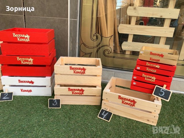 Дървени щайги, снимка 3 - Декорация за дома - 21078635