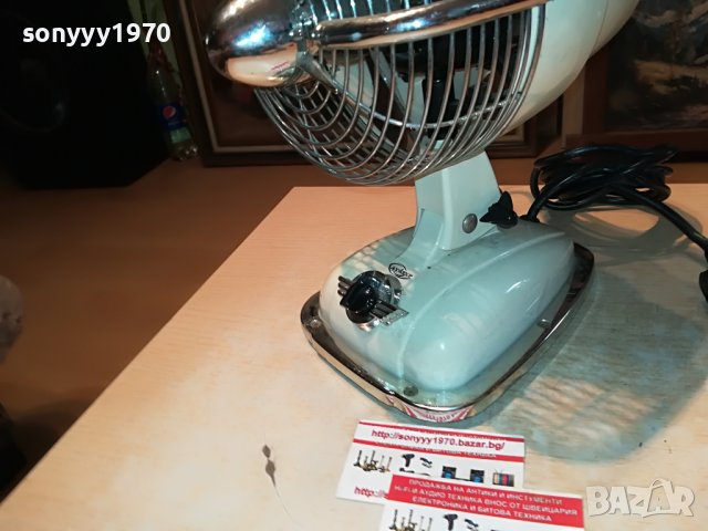 РЕТРО ВИНТИЛАТОР-ВНОС ГЕРМАНИЯ 0207221905, снимка 5 - Антикварни и старинни предмети - 37267981