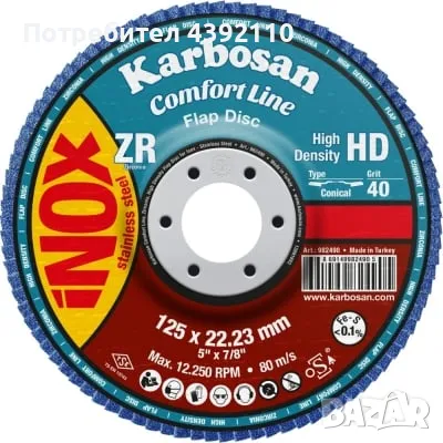 Ламелна шайба за INOX, метал, снимка 1