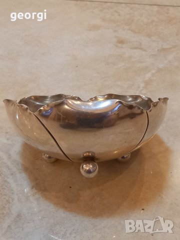 Сребърна купа , снимка 3 - Антикварни и старинни предмети - 37206702
