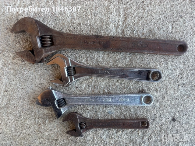 Водопроводни ключове Dako, Rothenberger, VBW, Super Ego, Gedore, Bahco, снимка 3 - Ключове - 53097512