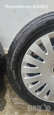 Железни джанти с капаци оригинални за vw touran 5*112 R16, снимка 4 - Гуми и джанти - 51983440