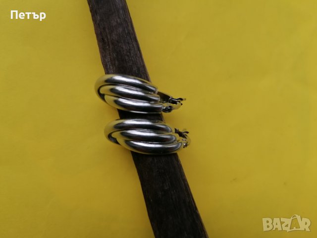Продавам нови стоманени обеци ( stainless steel) , снимка 5 - Обеци - 37950693